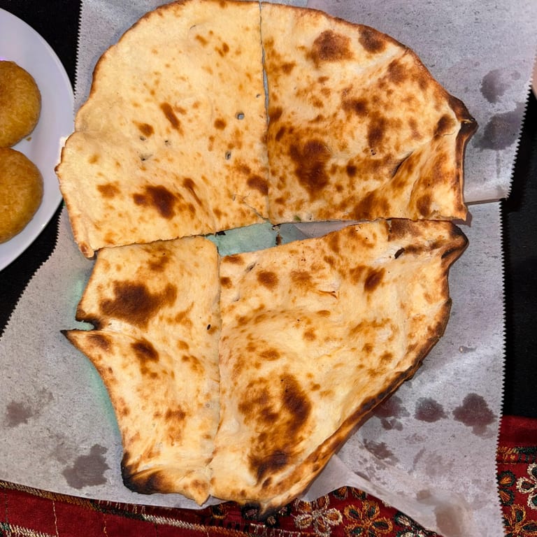 Savor our fresh naan
